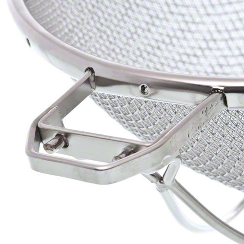 Update International 10-1/4" Fine Reinforced Double Mesh S/S Strainer