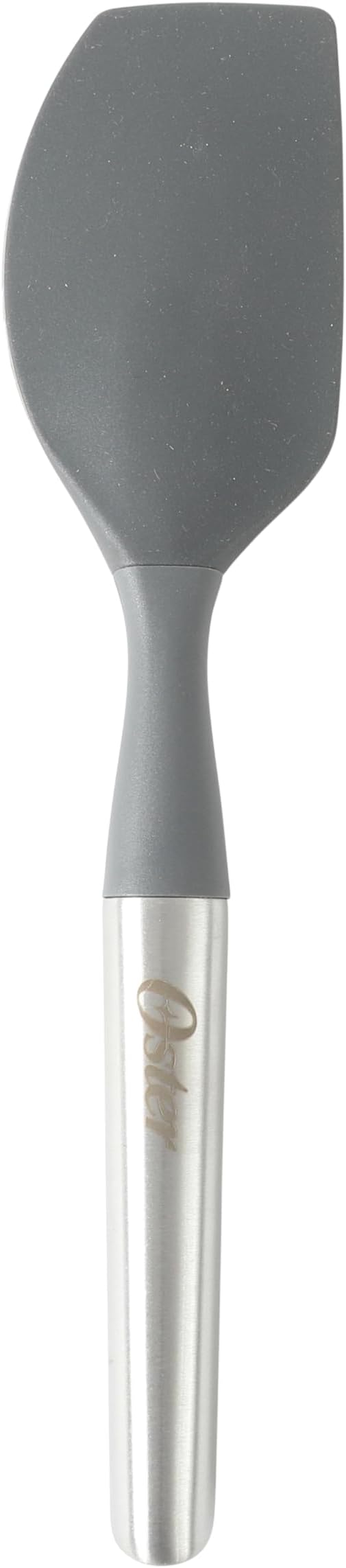 Oster Chadswyck 11” Silicone Turner Spatula, Heat Resistant Head, Stainless Steel Handle, Safe for Nonstick Cookware, Dishwasher Safe