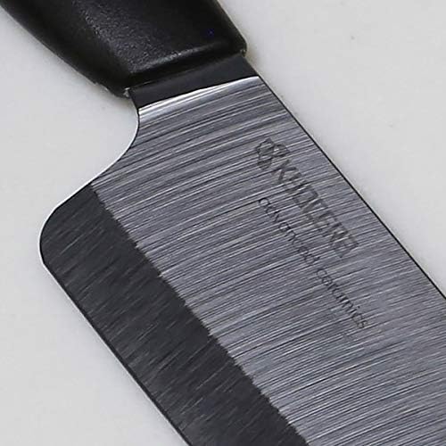 Kyocera FK-3PC-BKBK Ceramic Advanced Knife Set, 5.5" 4.5" 3", Black Handle With Black Blade