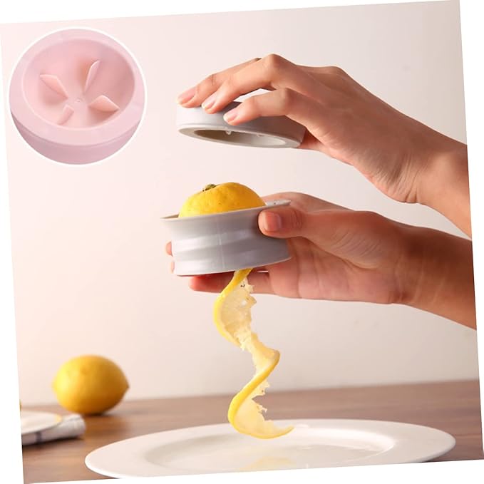 Mikinona 2pcs Manual Fruit Slicer Ergonomic Lemon Cutter Sharp Needle for Effortless Slicing Random Colors Kitchen Gadget for Fruit Display and Salad Preparation