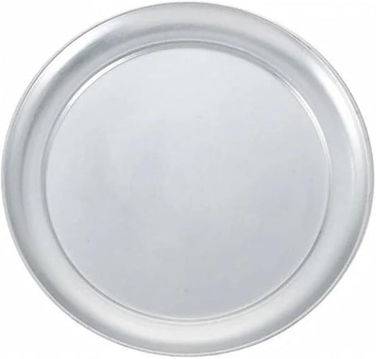 Winco 12" Aluminum Wide-Rim Pizza Pan