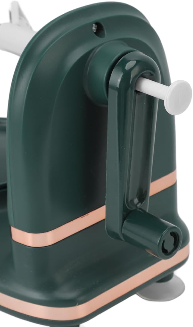 Apple Peeler, Manual Apple Peeler Slicer Corer with Suction Cup Base Hand Crank Apple Peeler Machine Simple Operation Apple Slicer Small Apple Corer and Slicer
