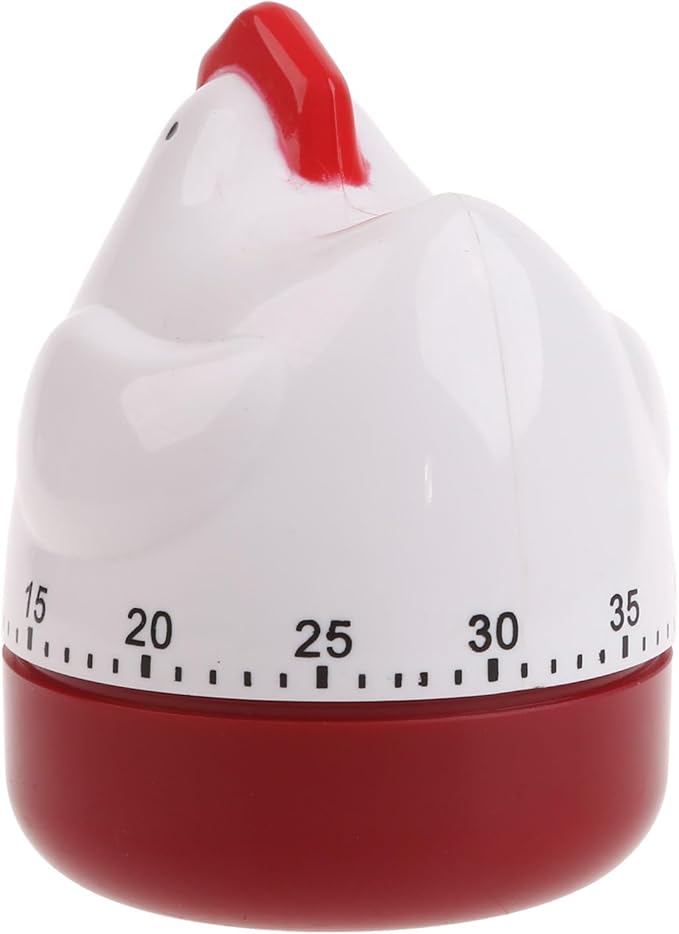 Cute Hen Kitchen Cooking Timer Mechanical Countdown Clock Alarm Reminder F Kitchen Timer Led