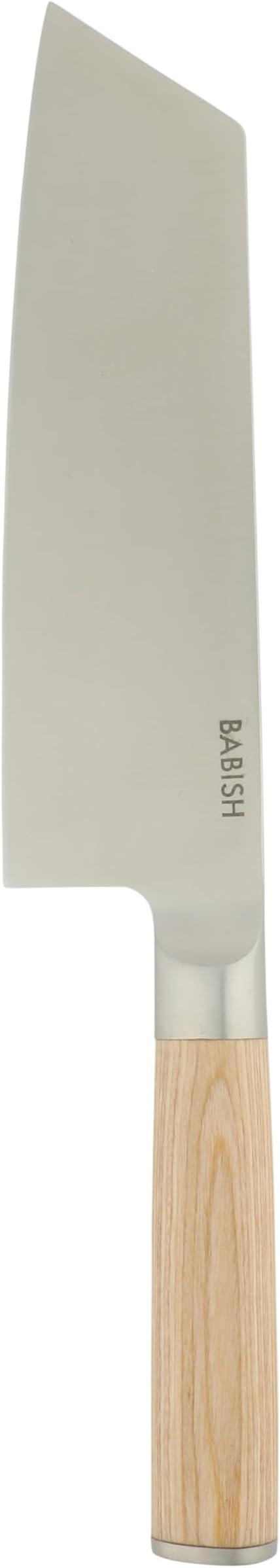 Babish 7.5-Inch Clef Knife – High-Carbon 1.4116 German Steel Kitchen Knife with Light Pakka Wood Handle, Chef & Cleaver Hybrid for Chopping, Slicing & Prep, Full-Tang, Razor Sharp, Ergonomic Design