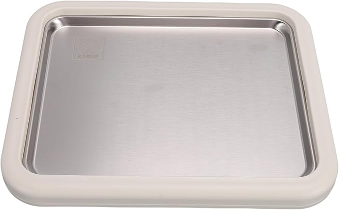Diydeg Rolled Ice Cream Maker, Stainless Steel Instant Cold Plate with 2 Spatulas for Family Activities and Homemade DIY, Easy to Clean Ice Cream Machine for Ice and Yogurt