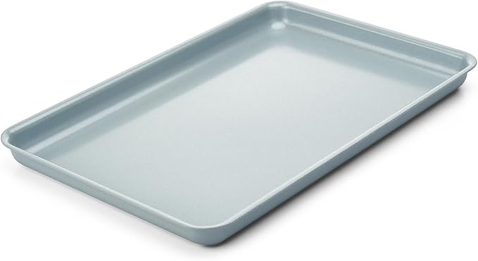 Ceramic Baking Sheet, Cookie Sheets for Baking 15x10", Naturally Non-Toxic Ceramic Coating, 2.2mm Thick Oven Trays for Cooking, PTFE & PFOA Free