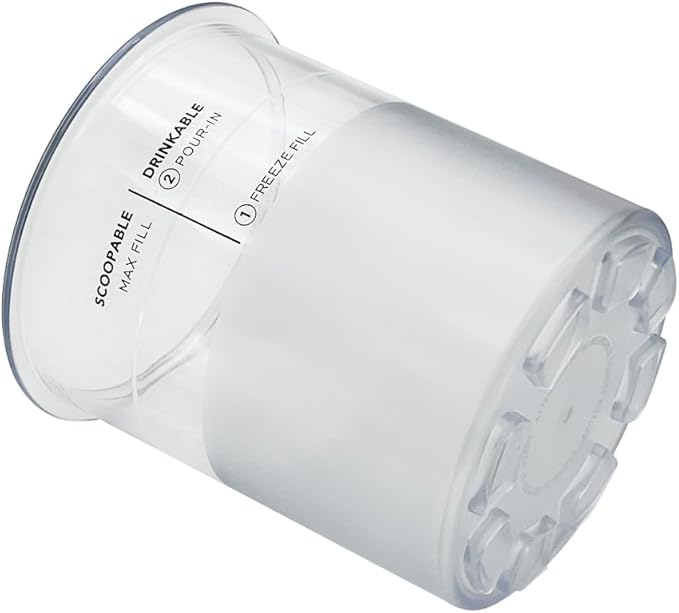 XL Family Size Ice Cream Pint Container, Compatible with Ninja NC501 CREAMi Deluxe 11-in-1 Ice Cream & Frozen Treat Maker Model NC500/NC501/NC501H/NC501HBL/NC503HGN