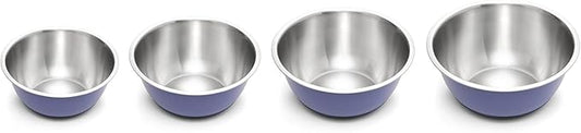 Fox Run Stainless Steel Mixing Bowl, Purple, 2.75 Quart