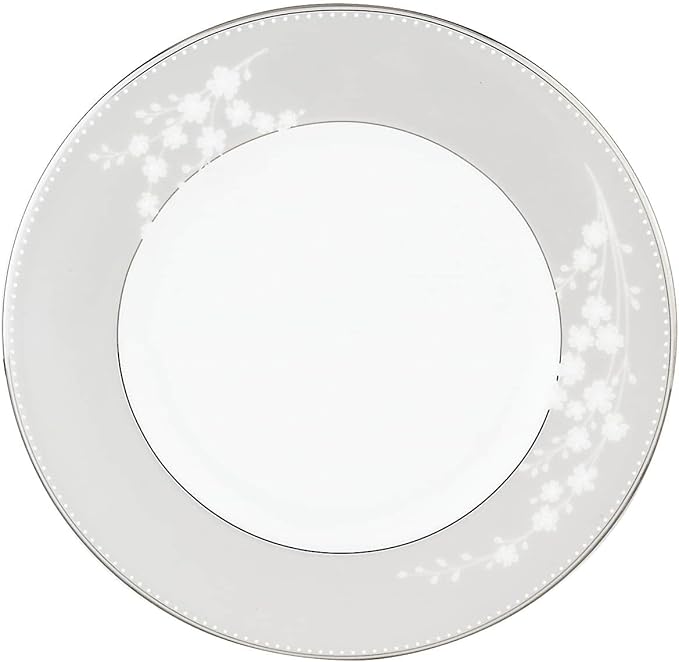 Lenox Bellina Bone China Platinum Banded 9" Accent Plate