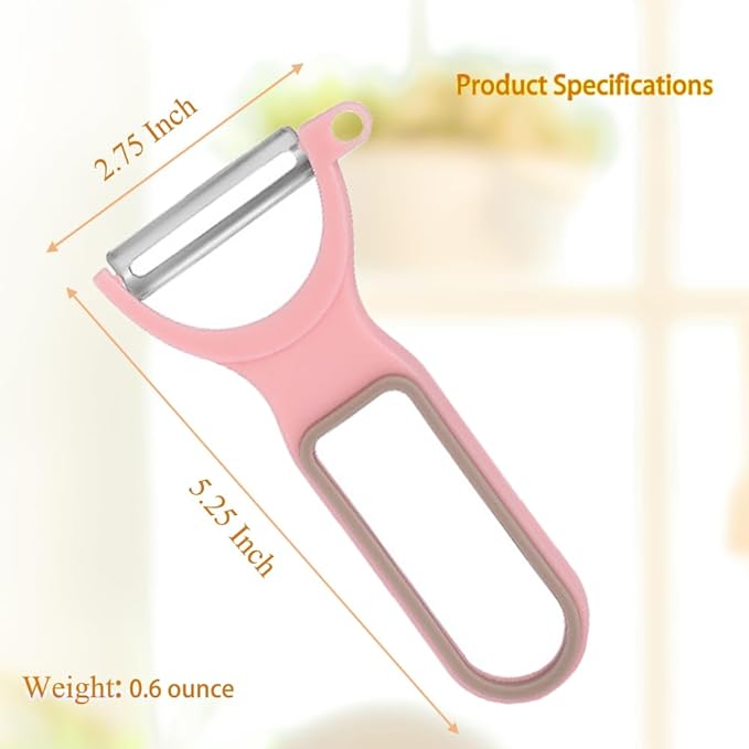 Ultra Sharp Peeler, Vegetable Peeler, Fruit Peeling Blade, Pink