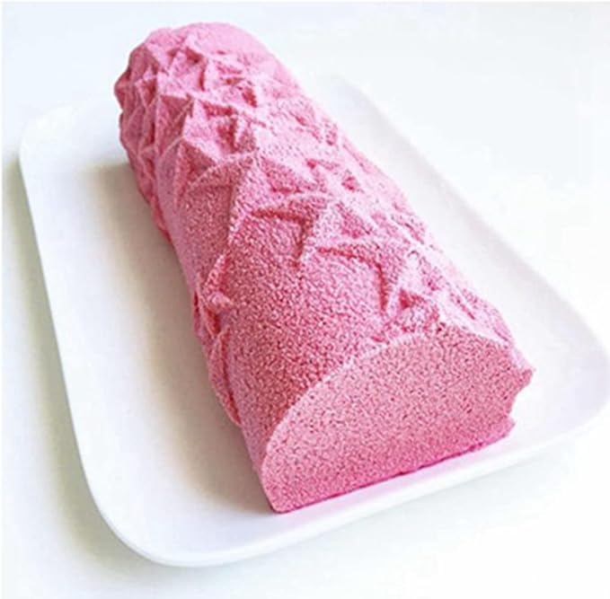 Star Shape Texture 3D Silicone Cake Mold Baking Mat Dessert Bakeware Silicone Cake Baking Mold