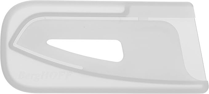BergHOFF Leo Ceramic Coated Non-Stick Vegetable Knife with Zester, 11cm, Stainless Steel, Grey, 5.5 x 24.5 x 2 cm