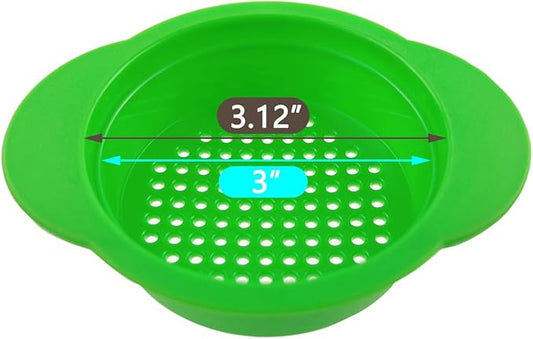 2 Pack - Can, Tuna, Colander Strainer, Food Grade Plastic, BPA-Free, Unibody Design, Dishwasher Safe, Fits Standard Size Cans