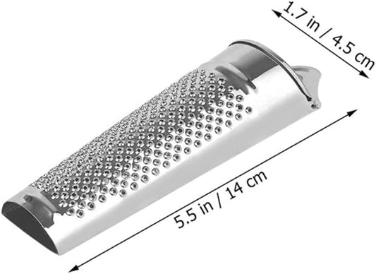 2pcs Stainless Steel Ginger Zester Grater Multi Functional Kitchen Tool for Garlic Cheese Spices More Ergonomic Non Slip Handle for Effortless Grating for Home Restaurant Use