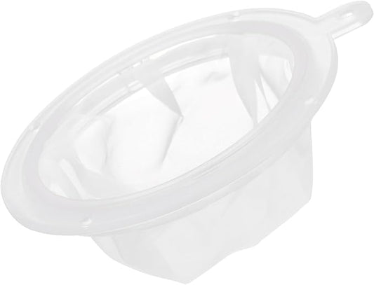 uxcell 1Pcs 400 Mesh Food Filter Strainer, 5.9in Nylon Fine Mesh Sieve Drainer, Plastic Mesh Colander for Filtering Coffee, Juice, Oils, Wine, Soy Milk, Honey, Yogurt
