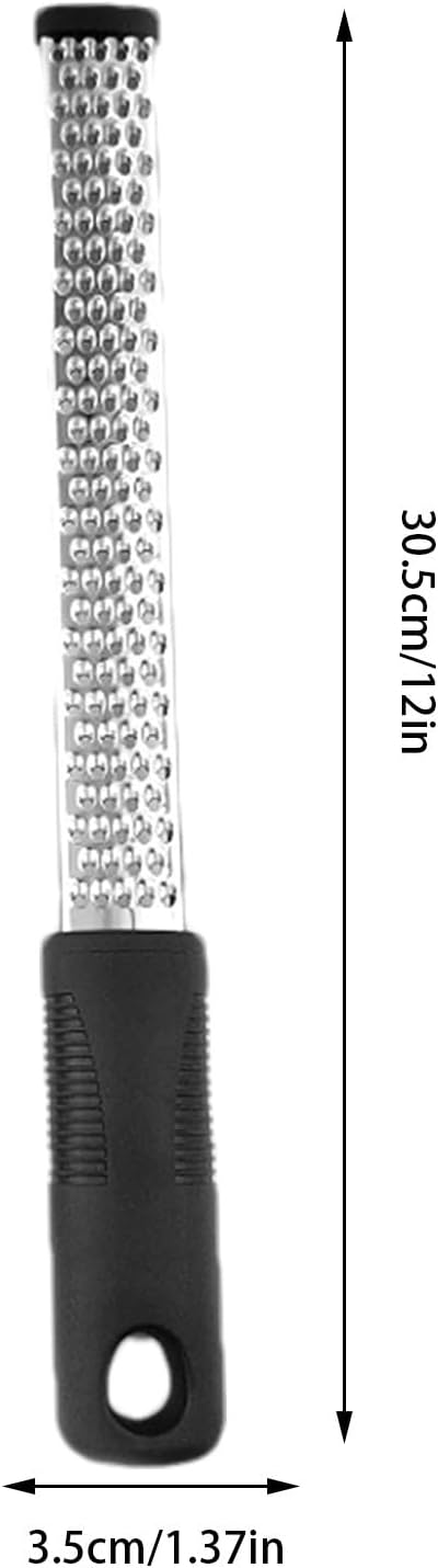 4-in-1 Graters, Lemon Zesters Grater, Stainless Steel Grater & Zesters, Heavy Duty For Cheese, Citrus, Chocolate, Ginger, Garlic, Non-Slip Handle, Easy Clean Kitchen Necessary