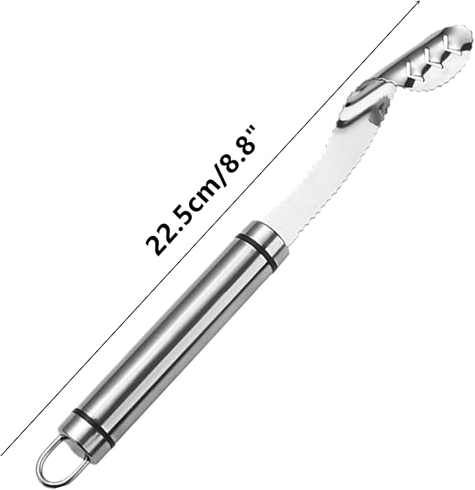 2 Pcs Stainless Steel Jalapeno Corer Tool Pepper Corer Seed Remover Tool, for Cleaning Inside Jalapenos Chilis Peppers