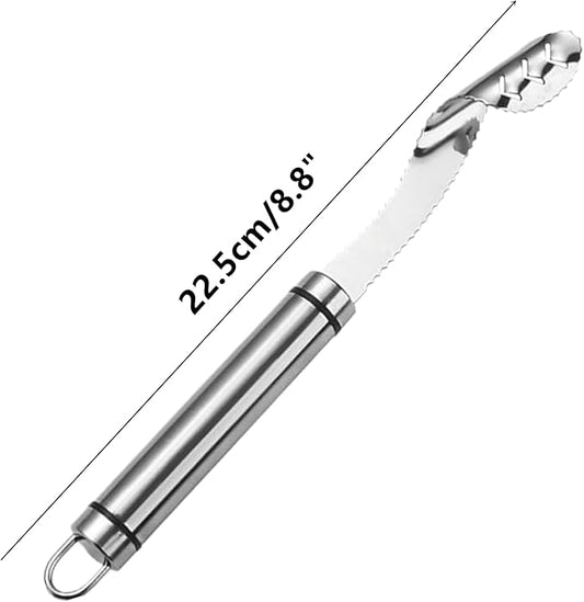 2 Pcs Stainless Steel Jalapeno Corer Tool Pepper Corer Seed Remover Tool, for Cleaning Inside Jalapenos Chilis Peppers