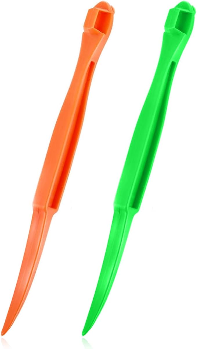 Orange Peeler Tools Citrus Peel Cutter Plastic Fruit Slicer Cutter Lemon Peeler Opener Remover Fruit Vegetable Tools Kitchen Accessories Cooking Knife Kitchen Gadget Tool,2 Pack (Green+Orange)