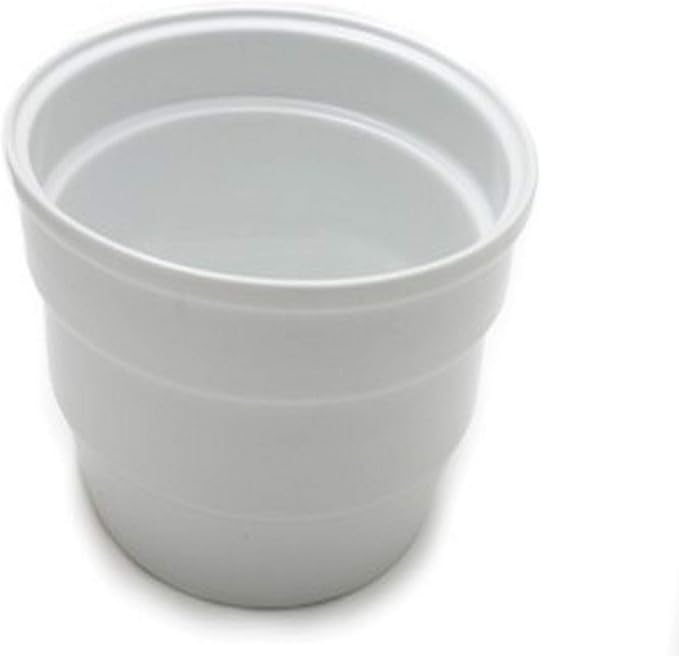 Swissmar Lausanne Ceramic Fondue Bowl – 1-Quart Stoneware Insert for 3-in-1 Lausanne Fondue Set, Flared Rim Design, Ideal for Cheese & Chocolate, Double Boiler Compatible
