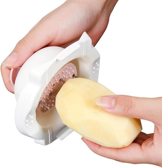 Blue Food Safety Holder for Mandolin Slicer or Grater- Hand Guards Food Safety Holder- Finger Anti-Cut Protectors for Vegetable Grater- Food Slicer Cutter Finger Guard