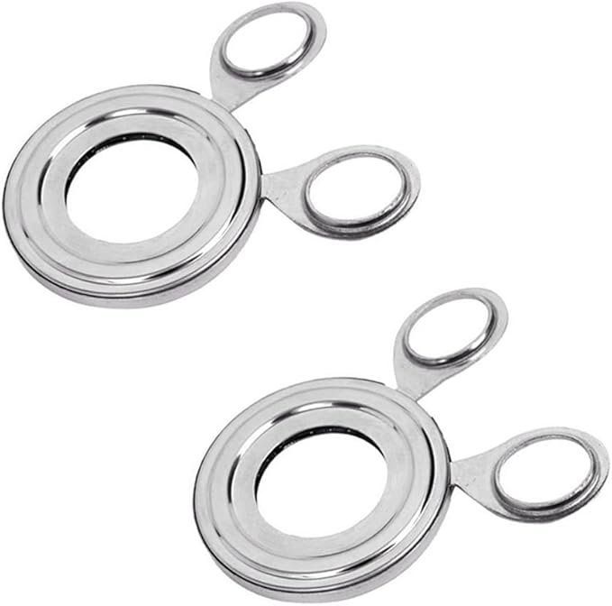 Acxico 2 pcs Kitchen Stainless Cooked Boiled Egg Cutter Scissors Clipper Slicers