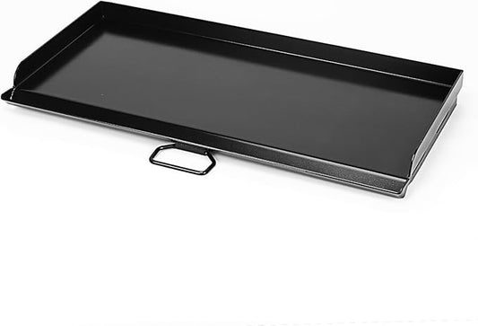 Utheer 32" x 14" Ceramic Nonstick Cast Iron Griddle for Camp Chef 2 Burner Stove, Fits SG60 EX60 DB60 YK60, Oven-Safe Up to 500°F, Rust-Resistant Flat Top Camp Chef Accessory, Easy to Clean