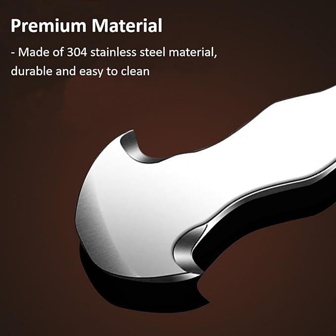 Orange Peeler Tool & Citrus Peeler, 304 Stainless Steel Effortless Fruit Peeler Peel Skin Remover for Oranges, Grapefruits, Lemons, Ergonomic Safe Cutter & Slicer