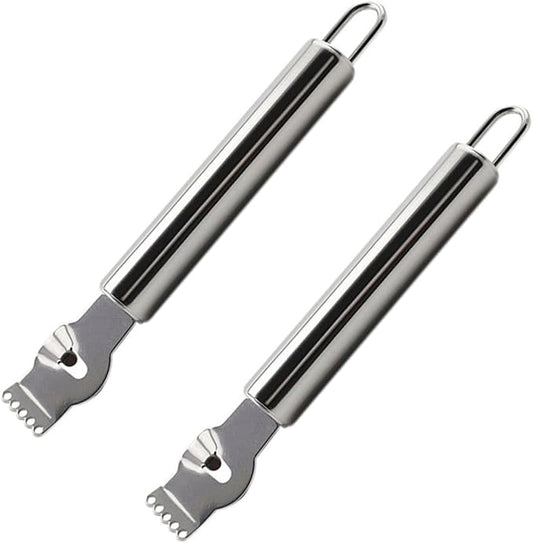 2pcs Stainless Steel Lemon Grater Zester for Multi-functional Fruit Peeler for Baking Camping