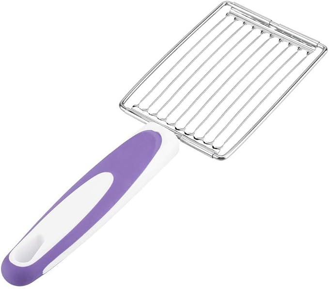 ASHATA Luncheon Meat Cutter, Cheese & Potato Slicer, Stainless Cutter with Handle for Egg Ham Fruit Tomato, Cutting Evenly Thick , Food Cutting Tool for Kitchen ()
