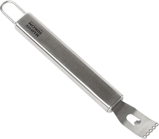 Kuhn Rikon Essential Zester – Ultra-Sharp Stainless Steel Blade for Citrus, Spices & Fine Grating