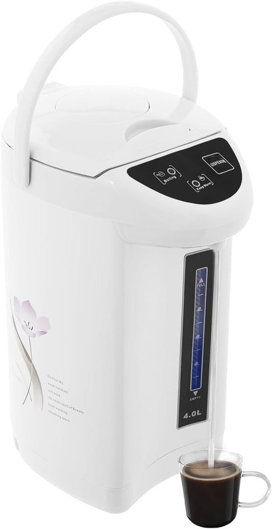 Water Boiler and Warmer, Electric Hot Water Urn, Stainless Steel Water Boiler for Dining Rooms, Living Rooms, Kitchens, High-Temperature Protection