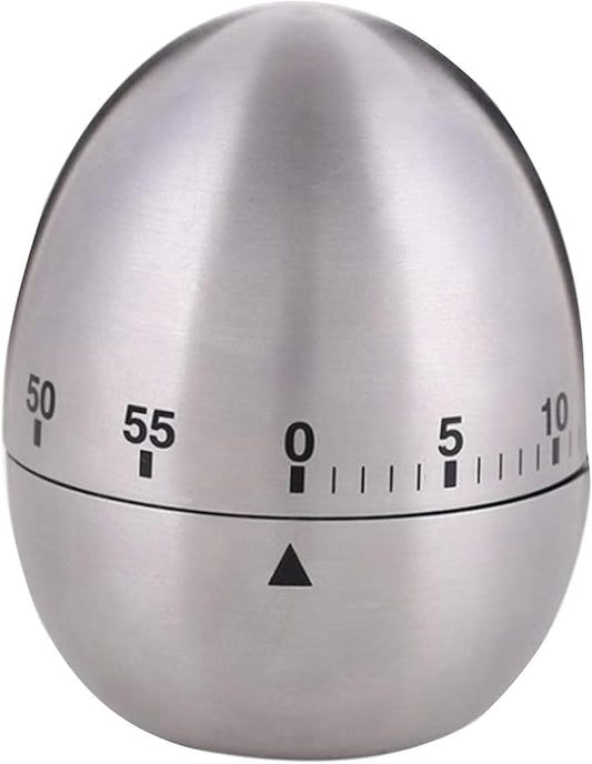 60 Minute Mechanical Kitchen Timer, Wind-Up Design, No Batteries Needed, Perfect for Boiling Eggs & Kitchen Tasks, Cooking Essential Tool