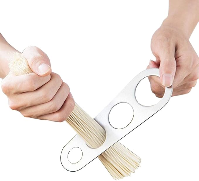 Spaghetti Pasta Measure Stainless Steel Spaghetti Measurer Tool 4 Serving Portion Control Pasta Cooking Tool Kitchen Gadgets 2 Pcs Different structure