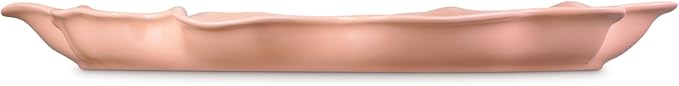 Le Creuset Stoneware Iris Collection Serving Platter, 14", Peche