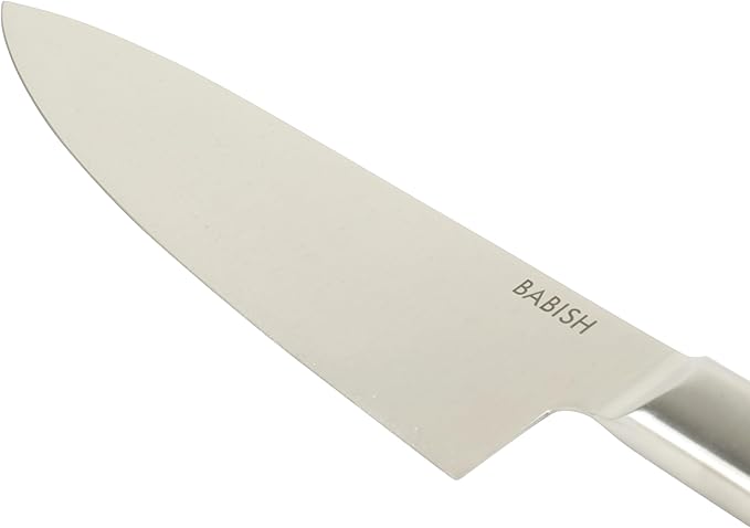 Babish 8-Inch Chef Knife – High-Carbon 1.4116 German Steel Kitchen Knife, Full-Tang Razor Sharp Chef’s Blade for Chopping, Slicing, Dicing & Everyday Prep