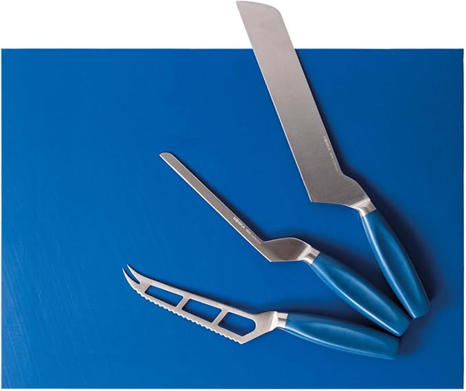 BOSKA Premium Soft cheese knife Blue - Professional cheese cutter - 140 mm - Cheese Knife - Full tang - For soft cheese - Premium Quality - HACCP knife - 1896 Collection