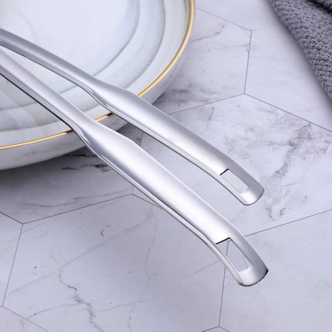Set of 2 Food Strainers Fine Mesh, Mingcheng 304 Stainless Steel Hot Pot Fat Skimmers for Cooking Grease Gravy and Foam with Long Handle, Small(Dia 3.54in) and Large(Dia 4.53in) Size Silver
