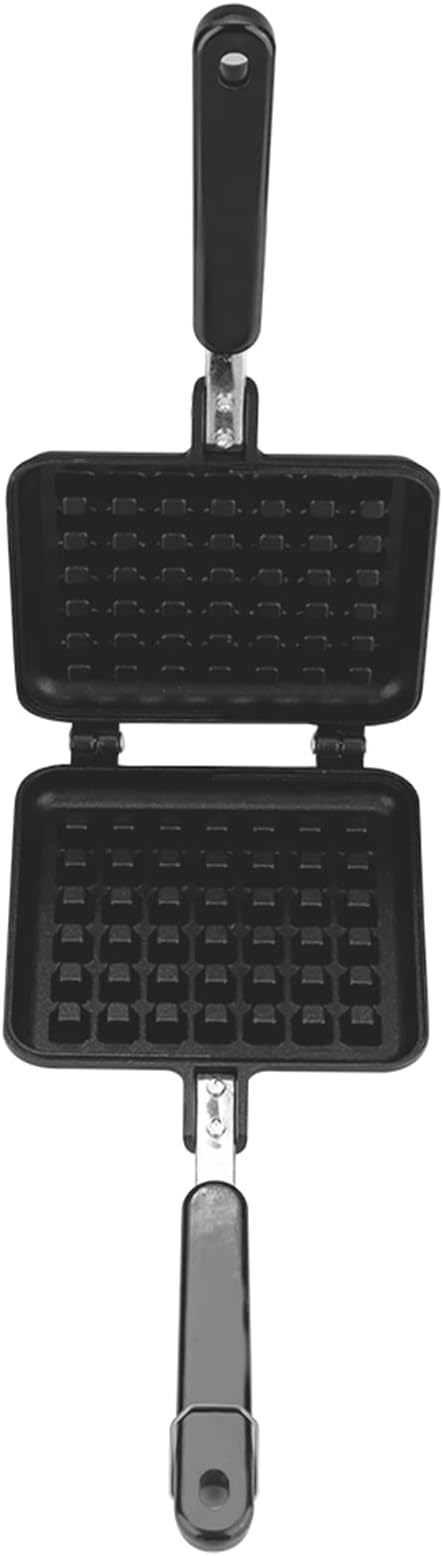 Zerone Waffle Maker, Waffle Maker Iron Stovetop Waffle Maker Non Stick Waffle Maker Pan Press Plate Cooking Baking Tool 5.5 x 12.4 inch