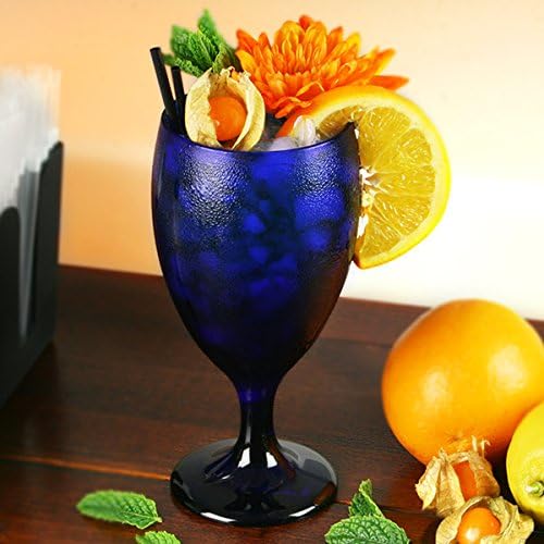 Libbey 4116SRB Cobalt Blue Iced Tea Glass, 460ml Capacity, Pack of 4