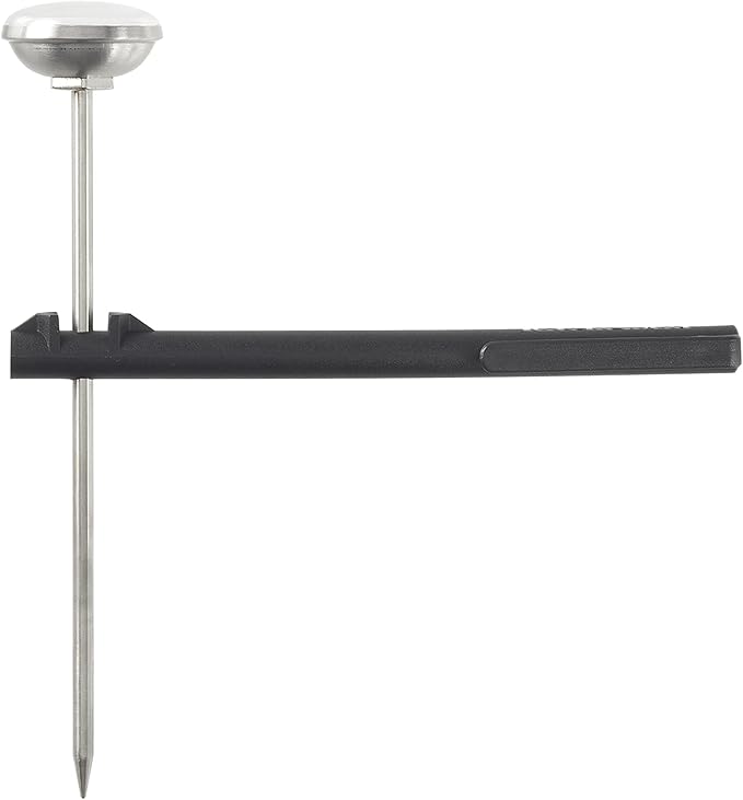 KitchenAid KQ901 Instant Read Food Thermometer for Kitchen or Grill, Temperature Range: 20F to 220F, 1 inch dial, Black