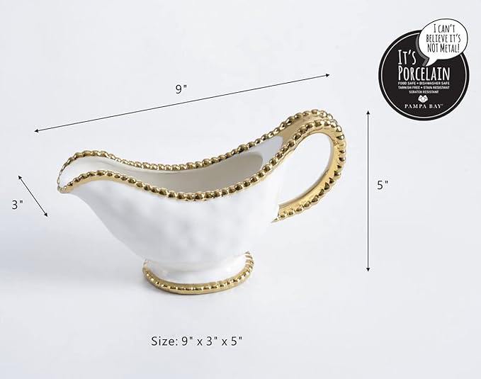 Pampa Bay Golden Salerno Gravy Boat