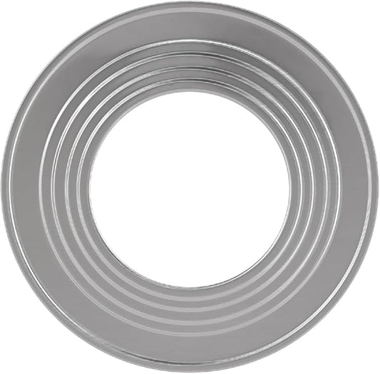Prime Home Direct Stainless Steel Steamer Ring | Fits 7 to 12-Inch Bamboo Steamer Basket | Steaming Ring for Asian Chinese Wok, Food, Dumpling, Dim Sum, Steam Pot Accessories Metal Cooking Rim Adapter