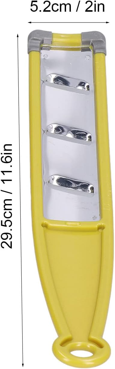 FLEXMAN Lemon Zester, 4 in 1Pointed Blade Design Cheese Shredder with Four Blades, Ginger Grater for Cheese, Ginger, Garlic, Nutmeg, Chocolate, Vegetables, Fruits