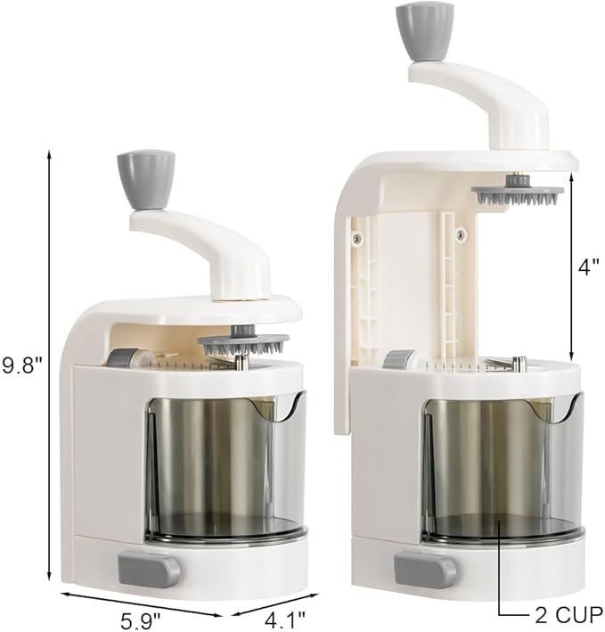 Maxceysen Vegetable Spiralizer 4in1 Rotating Blade Veggie Spiralizer Zucchini Noodle Maker with Strong Suction Cup Spiral Vegetable Cutter Slicer