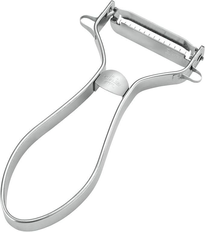 Shimomura Kougyou PG-637 Professional Grade Rapid Shredded Peeler, Dishwasher Safe, Made in Japan