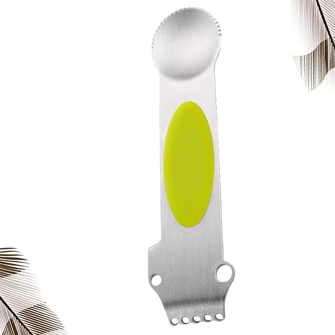 KICHOUSE Stainless Steel Lemon Peel Grater Five for Easy Citrus Pith Removal Versatile Kitchen Gadget for Peeling Lemons Oranges and Grapefruits for Cocktail Enthusiasts