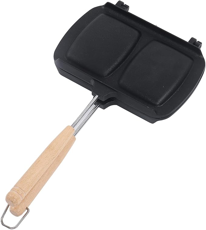Sandwich Panini Maker, Non-Stick Aluminum Alloy, Electric Stovetop Compatible, 12-Inch