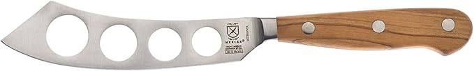Mercer Culinary Renaissance Olive Wood Soft Cheese Knife, 5-Inch