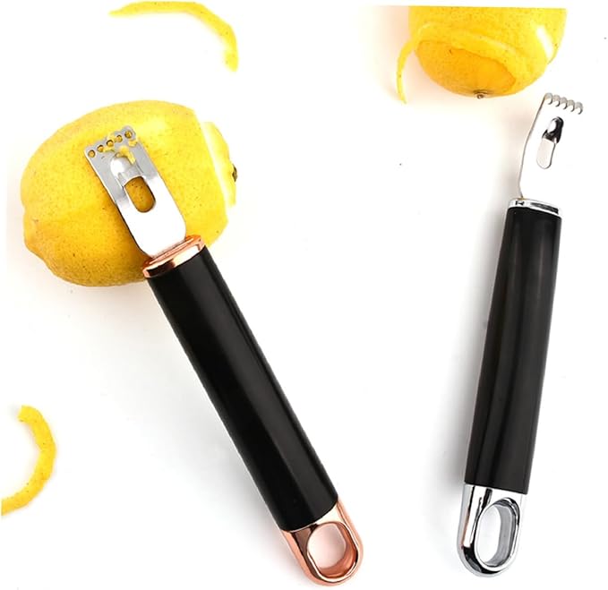 IMIKEYA Stainless Steel Lemon Grater Protective Cleaning Brush Multipurpose Fruit Grater for Kitchen for Citrus Peeling and Slicing Random Color
